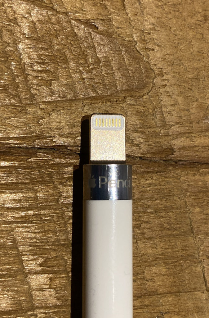 Applepencil充電部分