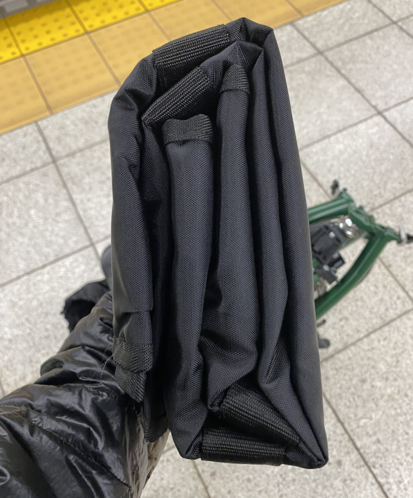 折り畳み自転車を入れる袋