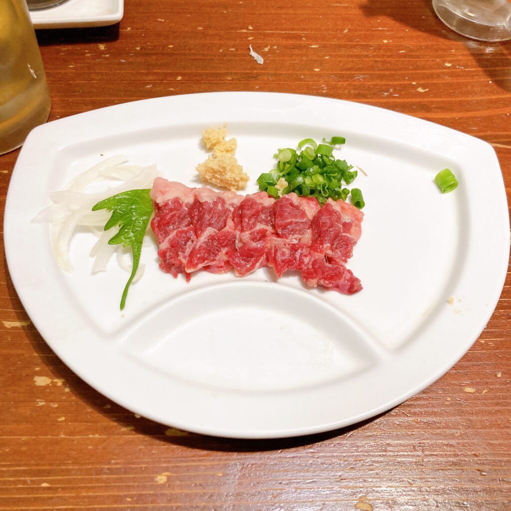 ねぎぼうずの馬刺し