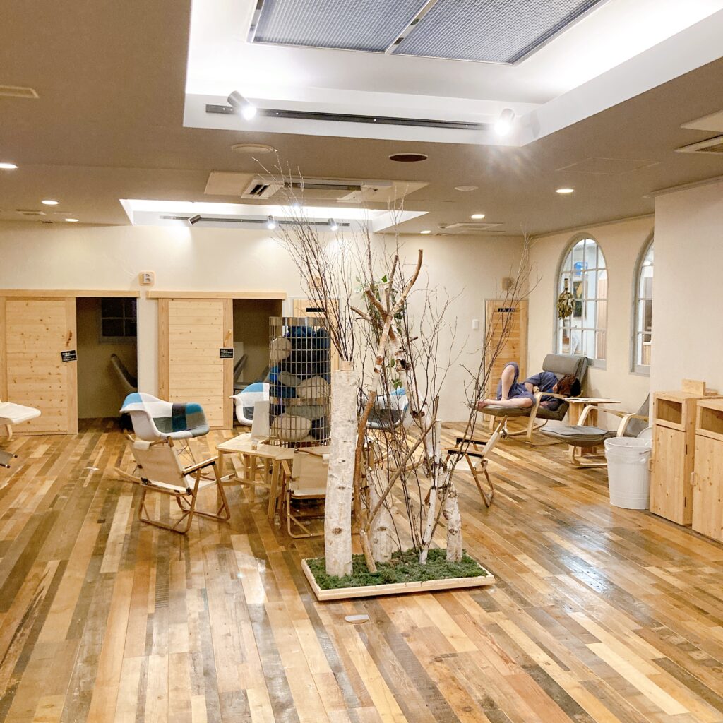 ウェルビー福岡の休憩場所